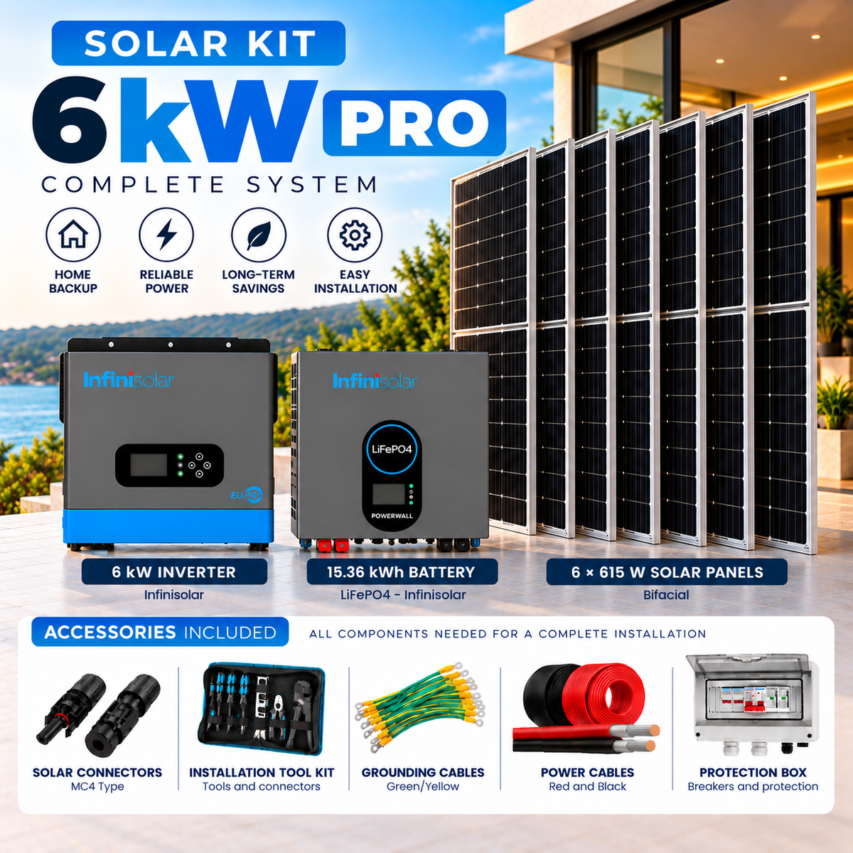 Kit Solar 6 kW PRO