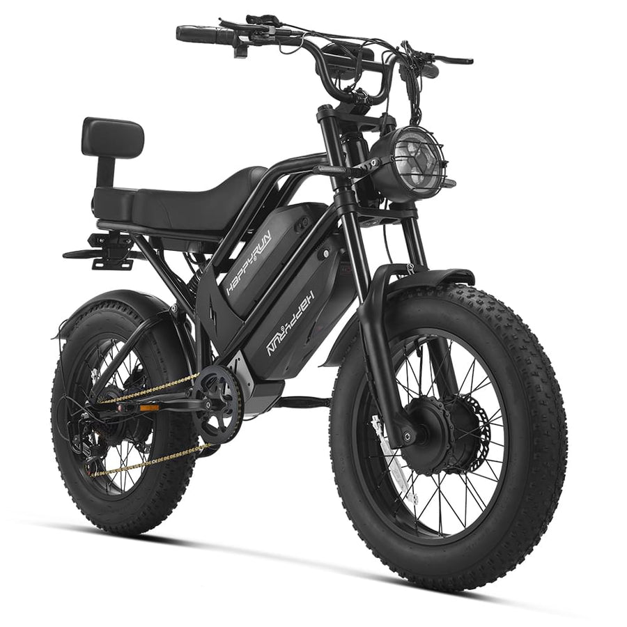 HappyRun G70 Pro Electric Cargo Bike – Dual Motor, Dual Battery – 1