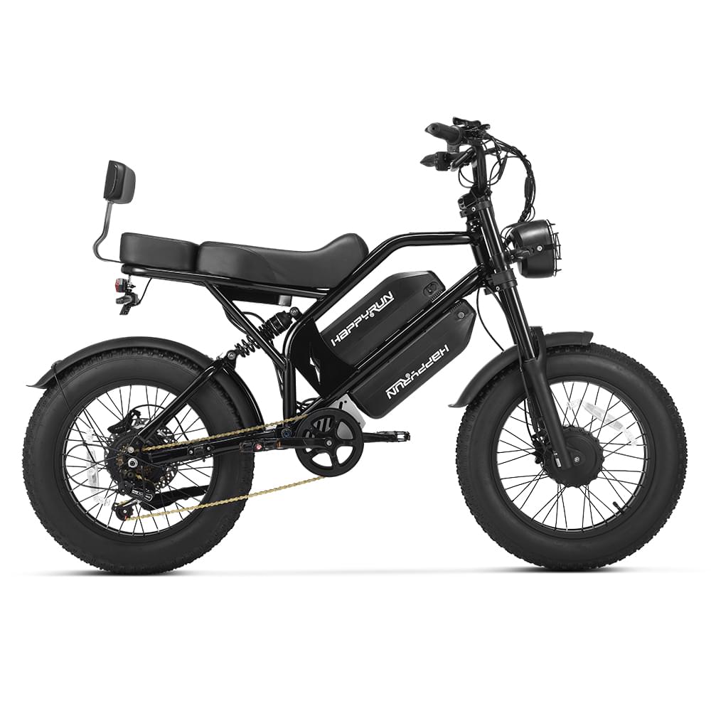HappyRun G70 Pro Electric Cargo Bike – Dual Motor, Dual Battery – 2