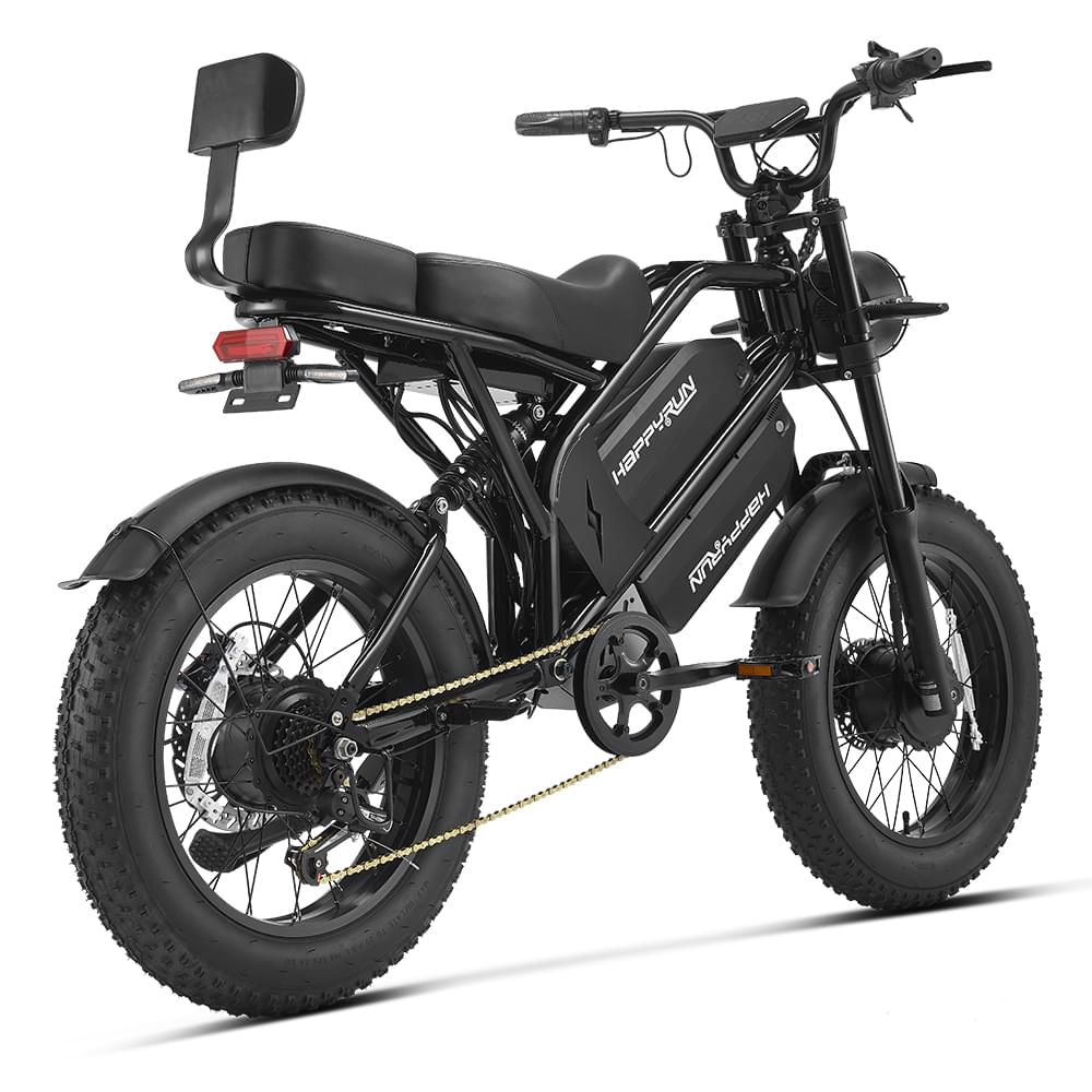 HappyRun G70 Pro Electric Cargo Bike – Dual Motor, Dual Battery – 3