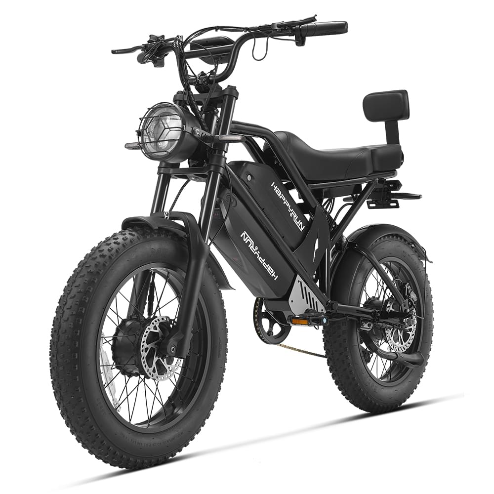 HappyRun G70 Pro Electric Cargo Bike – Dual Motor, Dual Battery – 4